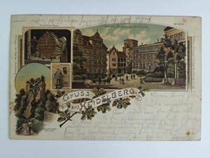 Postkarte: Gruss aus Heidelberg