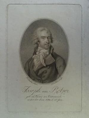 Joseph von Retzer, geb. zu Krems in Oesterreich unter der Ens 1754, d. 25. Jun. - Brustporträt im...