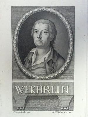 Wekhrlin - Brustporträt im Kupferstich, nach Schweigländer