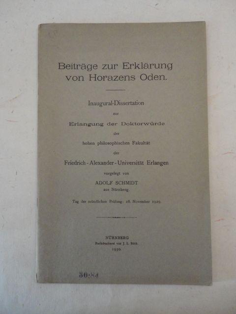 Dissertation vorgelegt von