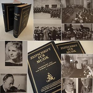 Zeitschrift für Musik. Monatsschrift für eine geistige Erneuerung der deutschen Musik, gegründet 1834 als "Neue Zeitschrift für Musik" von Robert Schumann. 106.Jahrgang 1939, mit dem Sonderheft "Der Führer und die M