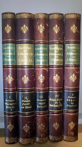 Kunstlehre in fünf Teilen - Bd 1 Allgemeine Ästhetik (1899) - Bd 2 Poetik und Mimik (1900) - Bd 3...