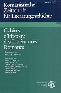 Romanistische Zeitschrift für Literaturgeschichte: Jahrgang 38 (2014) / Heft 3/4