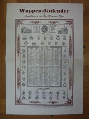 Wappen-Kalender des Hohen Senats der freien Stadt Frankfurt am Main 1838/1979, Mit dem Privilegiu...