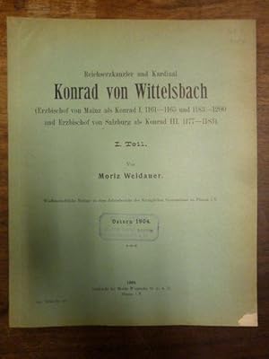 Reichserzkanzler und Kardinal Konrad von Wittelsbach (Erzbischof von Mainz als Konrad I. 1161-116...