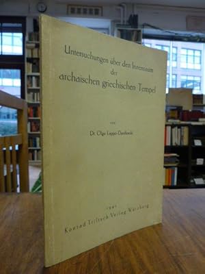 Untersuchungen über den Innenraum der archaischen griechischen Tempel,