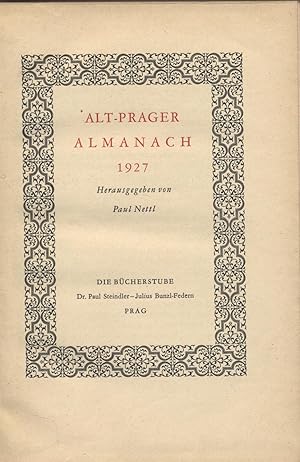 Alt-Prager Almanach 1927