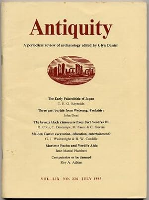 ANTIQUITY, A Periodical Review of Archaeology. Vol. LIX, No. 226.