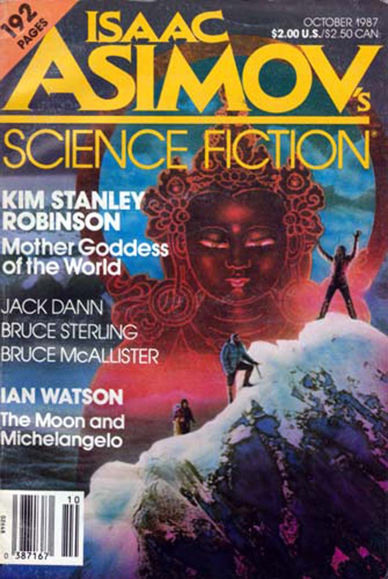 Isaac Asimov's Science Fiction Magazine October 1987 - Dozois, Gardner (editor); Robinson, Kim Stanley; Watson, Ian; Sterling, Bruce