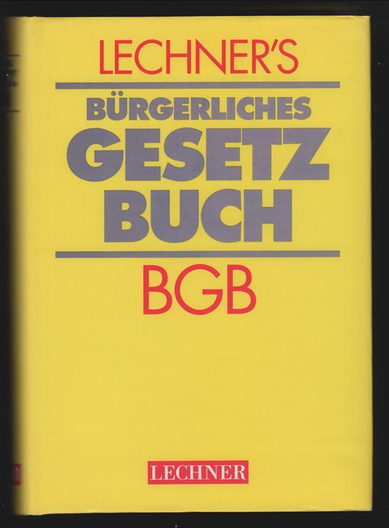 Bügerliche Gesetzbuch (BGB),