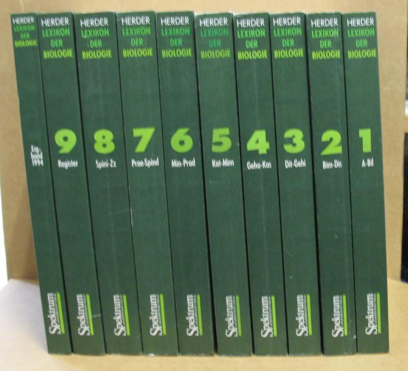 Herder Lexikon der Biologie: 9 Bände und Ergänzungsband 1994.