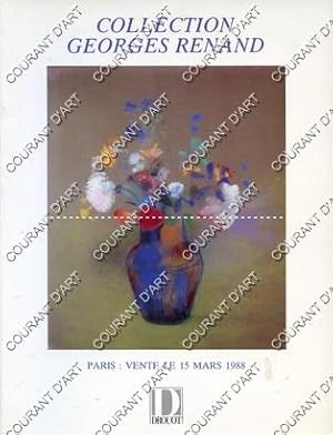 COLLECTION GEORGES RENAND. (2e PARTIE). TRES IMPORTANTS TABLEAUX MODERNES. [BONNARD. BONINGTON. B...