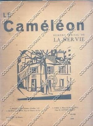 LE CAMELEON, NUMERO SPECIAL DE LA NERVIE. VII-VIII. 1926. ALEXANDRE MERCEREAU. SARTORIO. JOEL ET ...