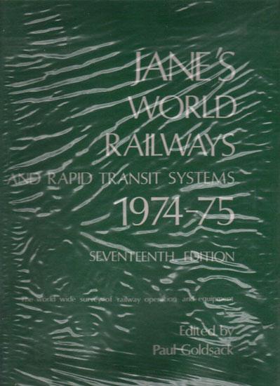 Jane's World Railways 1974-75