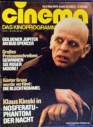 Cinema Nr 5 Mai 1979 Klaus kinski in Nosferatu