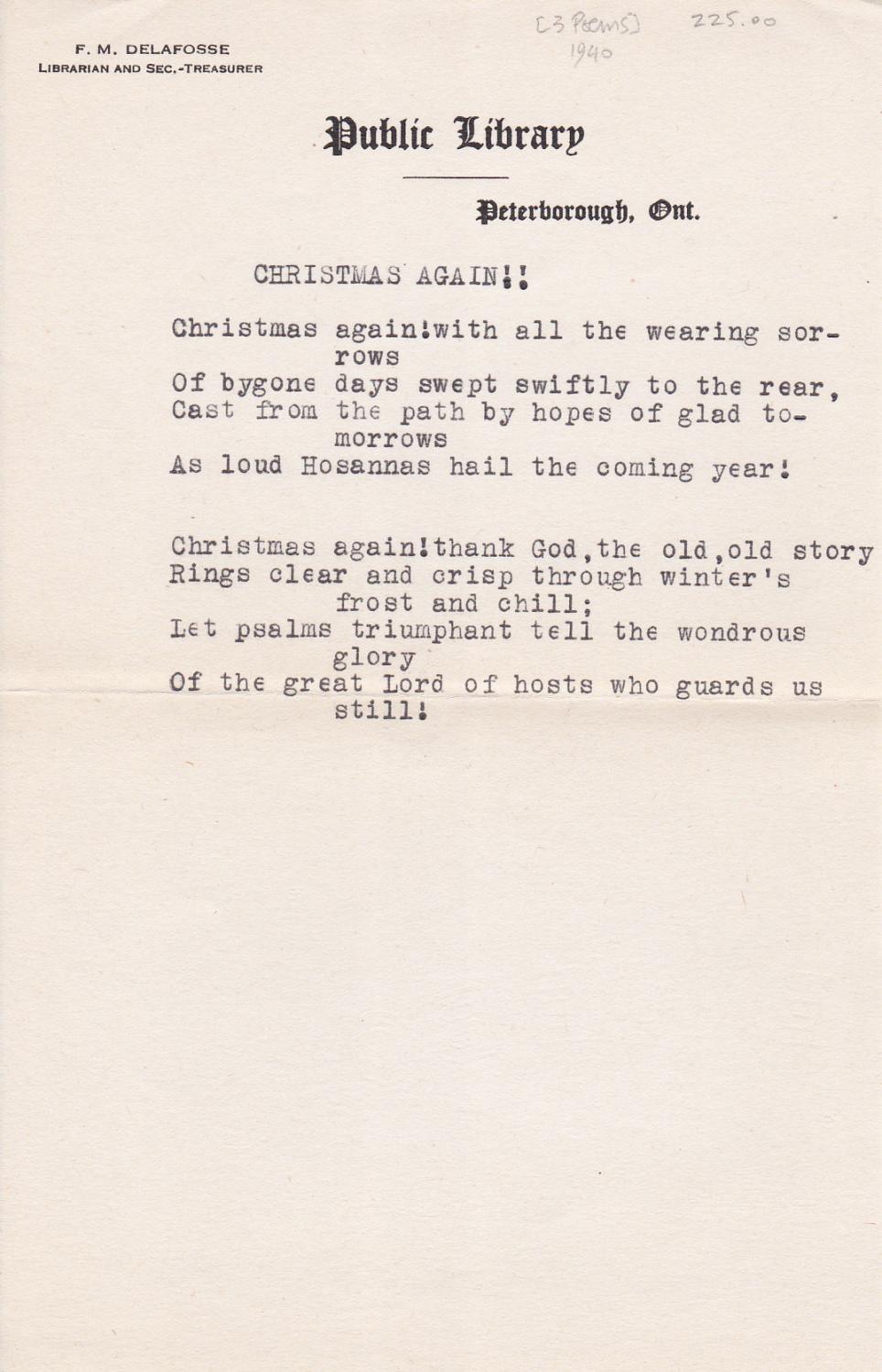 Three Poems