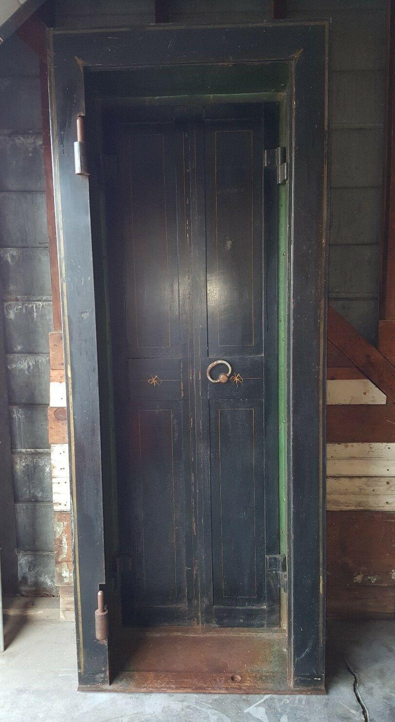 Antique Bank Safe Door Milwaukee 1903 Boston Red Sox Brumder Milwaukee 1903 Boston Red Sox Brumder