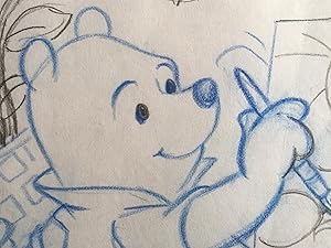 Disney Design Layout for Winnie the Pooh Comic Book Cover