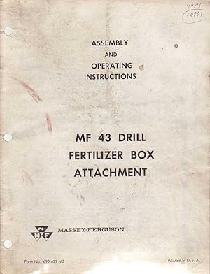 MF 43 Drill Fertilizer Box Attachment