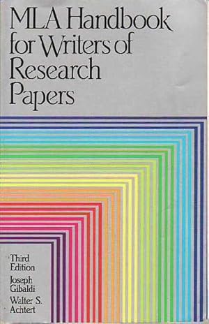 MLA Handbook for Writers of Research Papers