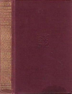 Thesaurus of English Words & Phrases Volume One EVERYMAN'S LIBRARY # 630