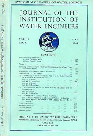 Journal of the Institution of Water Engineers Vol. 18 No. 3 May 1964
