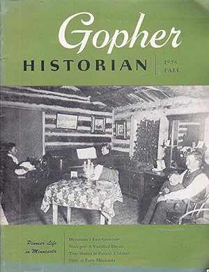 Gopher Historian 1958 Fall Volume XIII Number 1