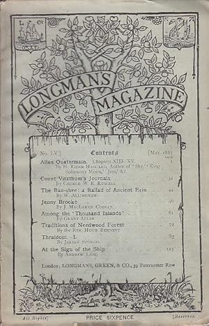 Longman's Magazine No. LV. [55], May 1887