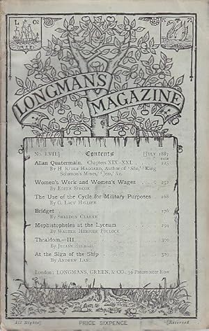 Longman's Magazine No. LVII. [57], July 1887