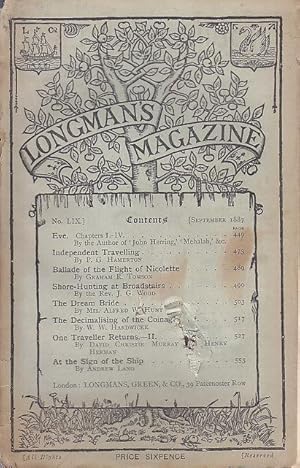 Longman's Magazine No. LIX. [59], September 1887