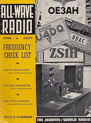 Air-Wave Radio Magazine June 1937 Vol. 3, No. 6