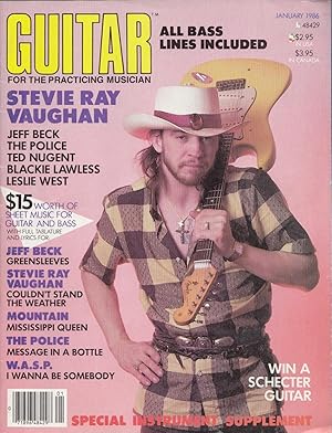 Guitar For The Practicing Musician Volume 3, No. 3, January 1986 [Stevie Ray Vaughan]