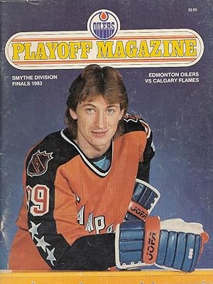 Oilers Playoff Magazine Smythe Division Finals 1983 Edmonton Oilers vs Calgary Flames
