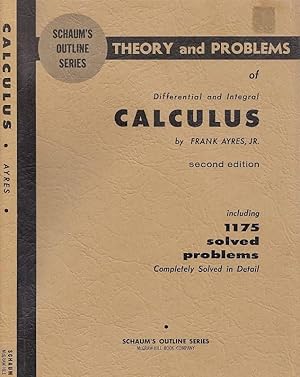 Theory and problems of differential and integral calculus : [Including 1175 solved problems] : co...