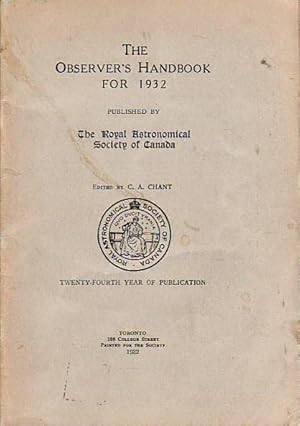 The Observer's Handbook for 1932