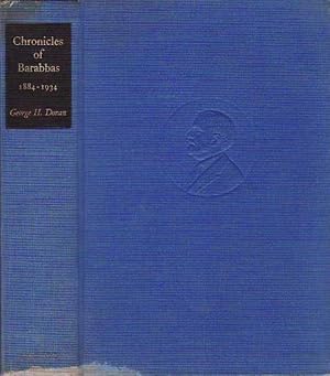 Chronicles of Barabbas 1884-1934