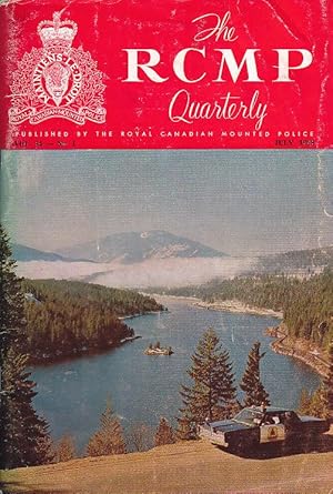 The RCMP Quarterly Vol. 34 No. 1 July 1968