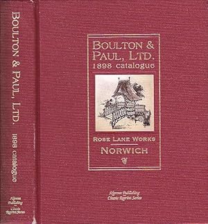 Boulton and Paul, Ltd. - 1898 Catalogue