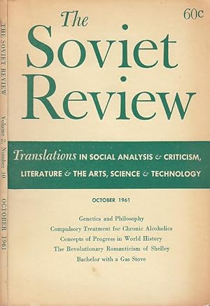 The Soviet Review A Journal of Translations Volume 2 October 1961, Number 10