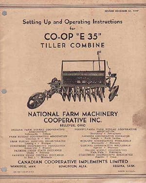 CO-OP E 35 Tiller Combine