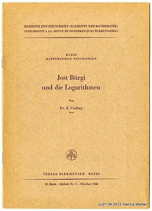 Jost Bürgi und die Logarithmen