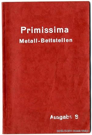 Reinhold's Metall-Bettstellen und Patent-Springfeder-Matratzen. Ausgabe S