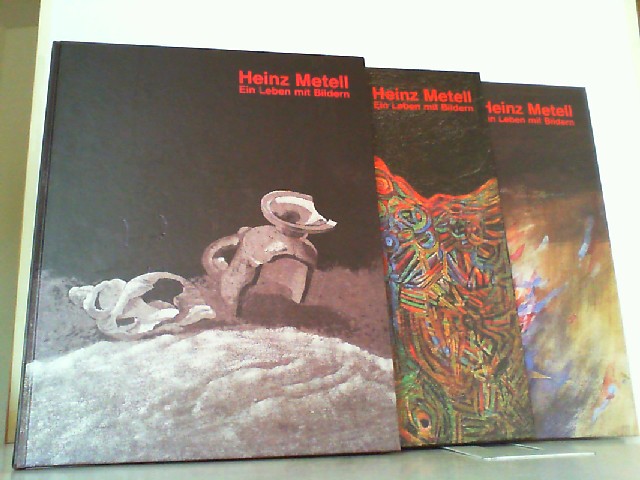 Heinz Metell - Ein Leben mit Bildern. Hier Band 1-3 in 3 Büchern komplett ! Malerei / Aquarelle / Druckgraphik. - Metell, Heinz, Helmut Gressieker und Dieter Lüttge