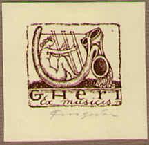 Exlibris für Gheri.