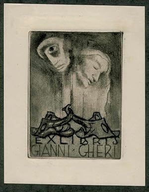 Exlibris für Gianni Gheri d.i. Mantero