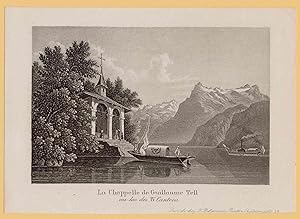 La Chappelle de Guillaume Tell au lac des IV. Cantons. (Aquatinta-Stich von R. Dikenmann)