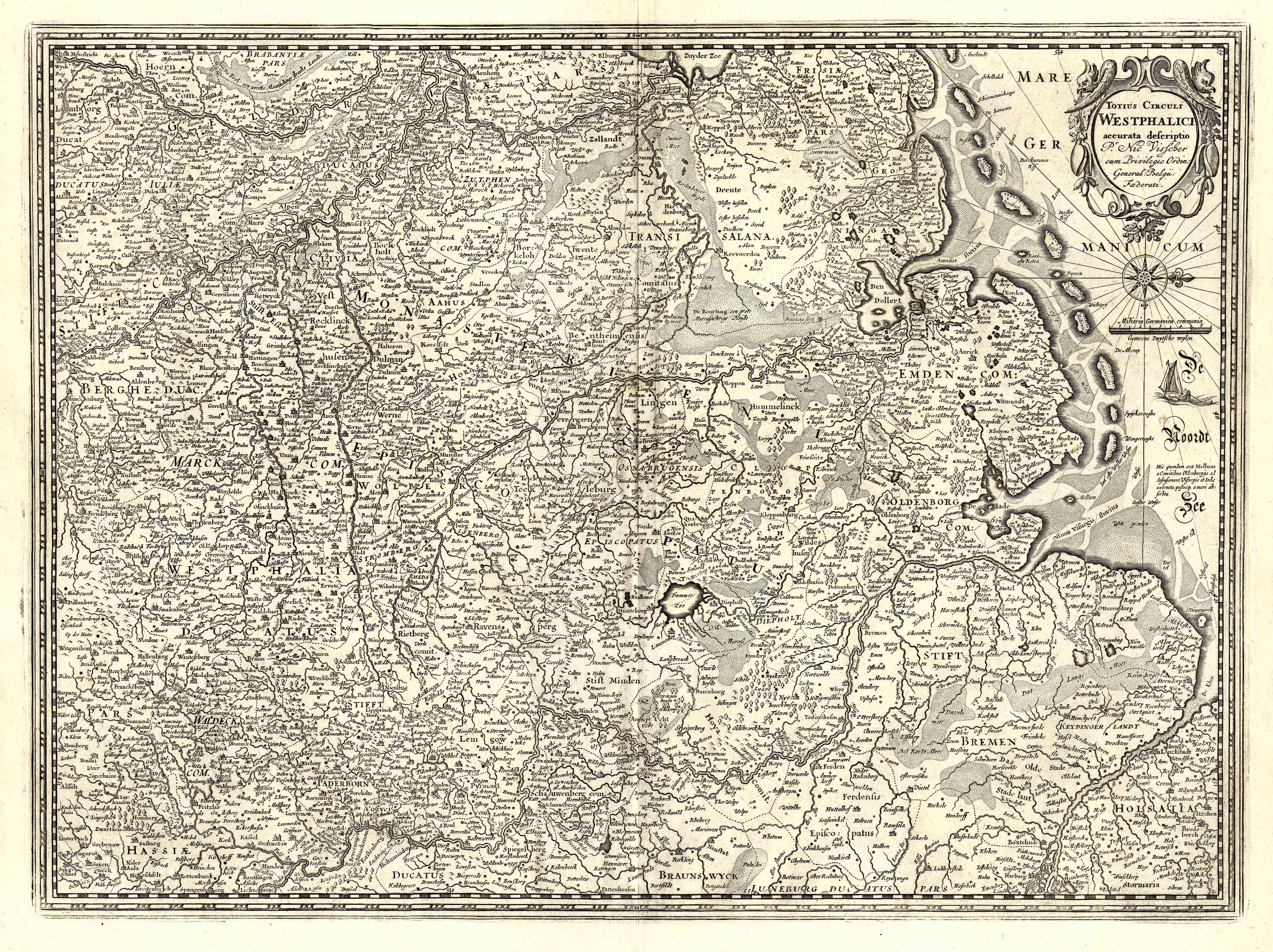 totus circuli westphalici accurata descriptio visscher totus circuli westphalici accurata descriptio visscher