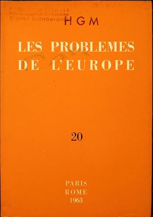 Les problèmes de l'Europe. Tête de collection, N° 1 à 20.