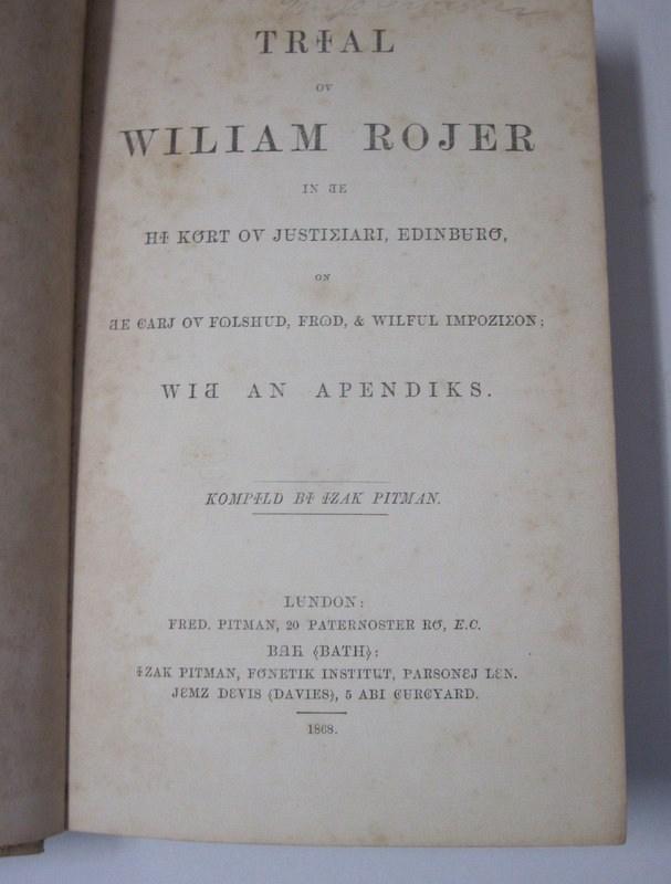 Kort Ov TRIAL OV WILIAM ROJER IN [THE] HI KORT OV JUSTIZIARI, EDINBURG  Kort Ov