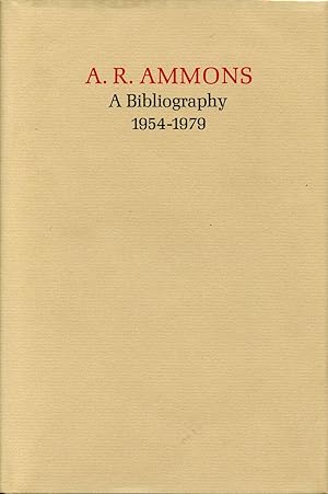 A.R. Ammons: A Bibliography, 1954-1979